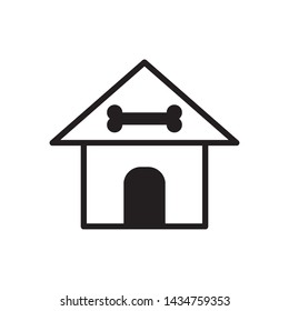 dog house icon vector design template