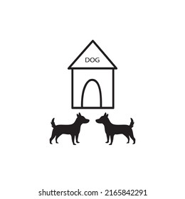 dog house icon vector illustration design