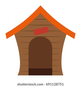 dog house isolated icon