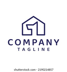 diseño del logotipo de la casa de perros o del vector de la casa de mascotas