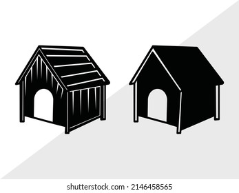 dog house silhouette