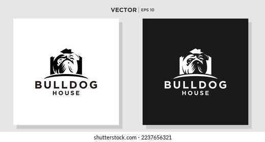 dog house vector design template