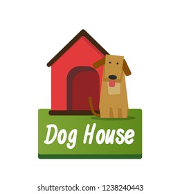 Dog House Vector Illustration 