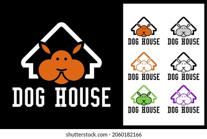 Dog house vector image. This image can be used for a logo, or for any print.