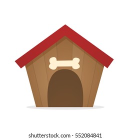 dog house vector isolated