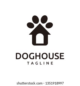 Dog house/pet house logo design icon vektrot