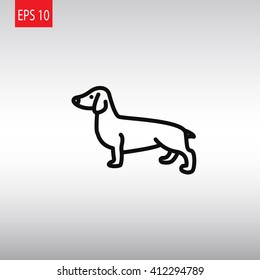 Dog Icon. 