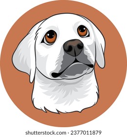 Dog Icon Cartoon Vector Pets