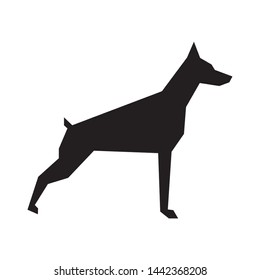 Dog icon design vector logo