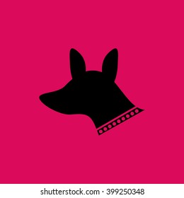 Dog Icon. Eps-10.
