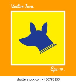 Dog Icon. Eps-10.