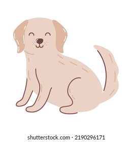 icono de perro aislado, diseño