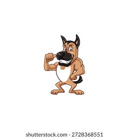 Dog icon flat vector design.