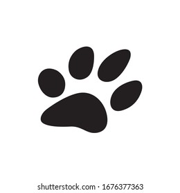 dog icon footprints - Vector
