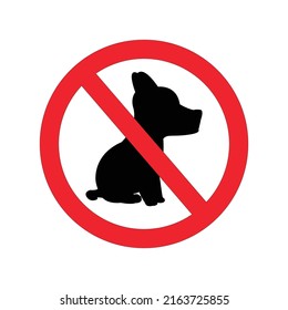 Dog icon is forbidden, you can't bring a dog