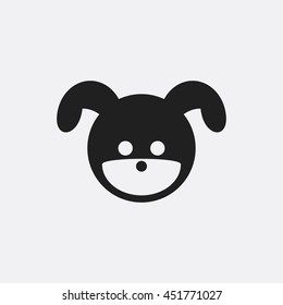 Dog icon illustration isolated vector sign symbol