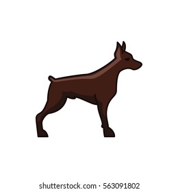 dog icon illustration isolated vector sign symbol