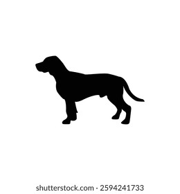 Dog icon illustration, Dog Silhouette