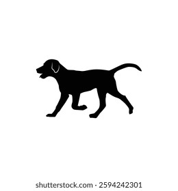 Dog icon illustration, Dog Silhouette