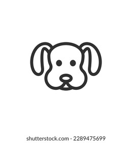 Dog icon, isolated Dog sign icon, vector illustration