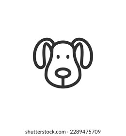 Dog icon, isolated Dog sign icon, vector illustration