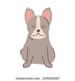 dog icon isolated white background