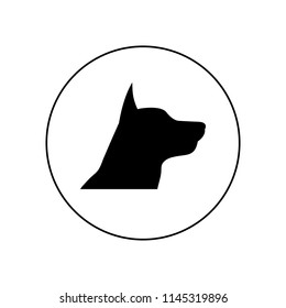 Dog icon, logo
