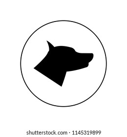 Dog icon, logo