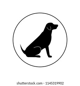 Dog icon, logo