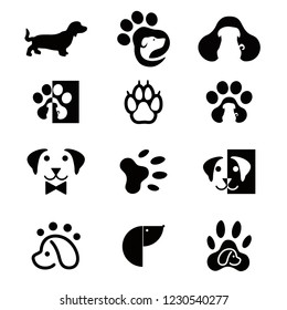 dog icon logo