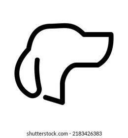 dog icon or logo isolated sign symbol vector illustration - high quality black style vector icons
