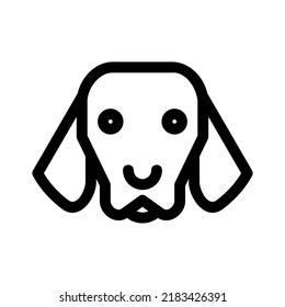 dog icon or logo isolated sign symbol vector illustration - high quality black style vector icons
