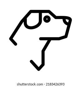 dog icon or logo isolated sign symbol vector illustration - high quality black style vector icons
