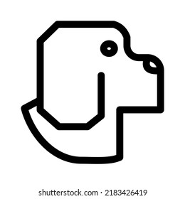 dog icon or logo isolated sign symbol vector illustration - high quality black style vector icons

