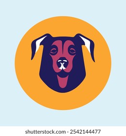 dog icon, dog logo silhouette design, Black dog icon, silhouette, vector art illustrator, Pet icon symbol template for graphic. Happy Pet Day, Vector illustration