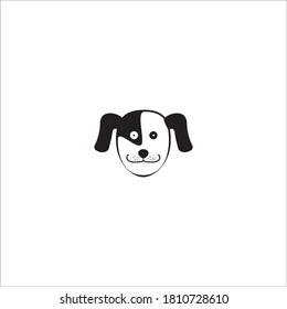 Dog icon logo vector design illustration 
