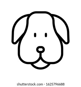 Dog Icon from Mammals icon set . Vector file, resizeable