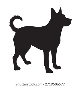 Ícone de cachorro em um fundo branco