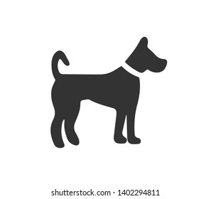 dog icon puppy animal simple vector illustration  