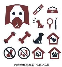dog icon set