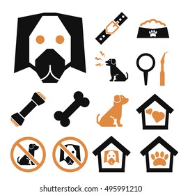 dog icon set