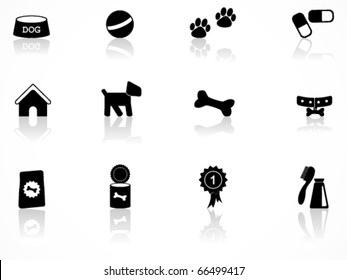 Dog icon set