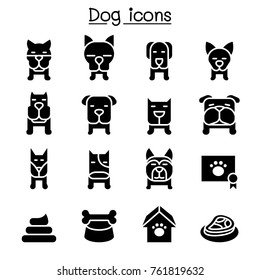 Dog icon set