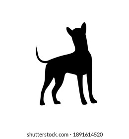 Dog icon set collection. Vector silhouette of dog.