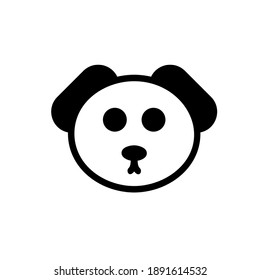Dog icon set collection. Vector silhouette of dog.