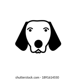 Dog icon set collection. Vector silhouette of dog.
