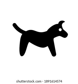 Dog icon set collection. Vector silhouette of dog.