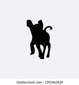 dog icon sign signifier vector