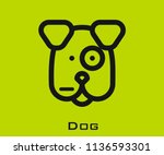 Dog icon signs
