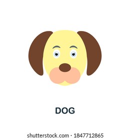 Dog icon. Simple element from home animals collection. Creative Dog icon for web design, templates, infographics and more